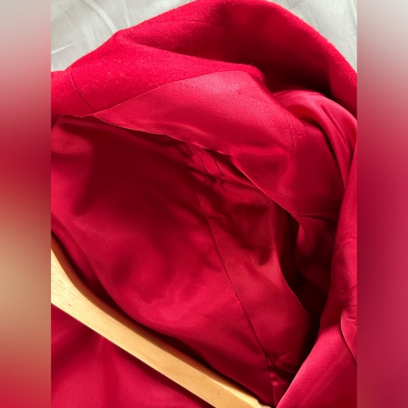 ⭐️ LAST CHANCE SALE! ⭐️ VTG Rena Rowan for Saville Red Blazer Wool Size 14W - Picture 13 of 14